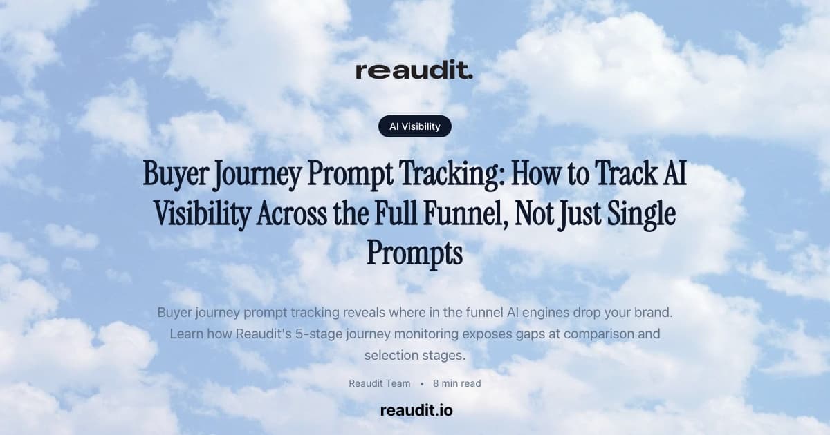 Buyer Journey Prompt Tracking: How to Track AI Visibility Across the Full Funnel, Not Just Single Prompts