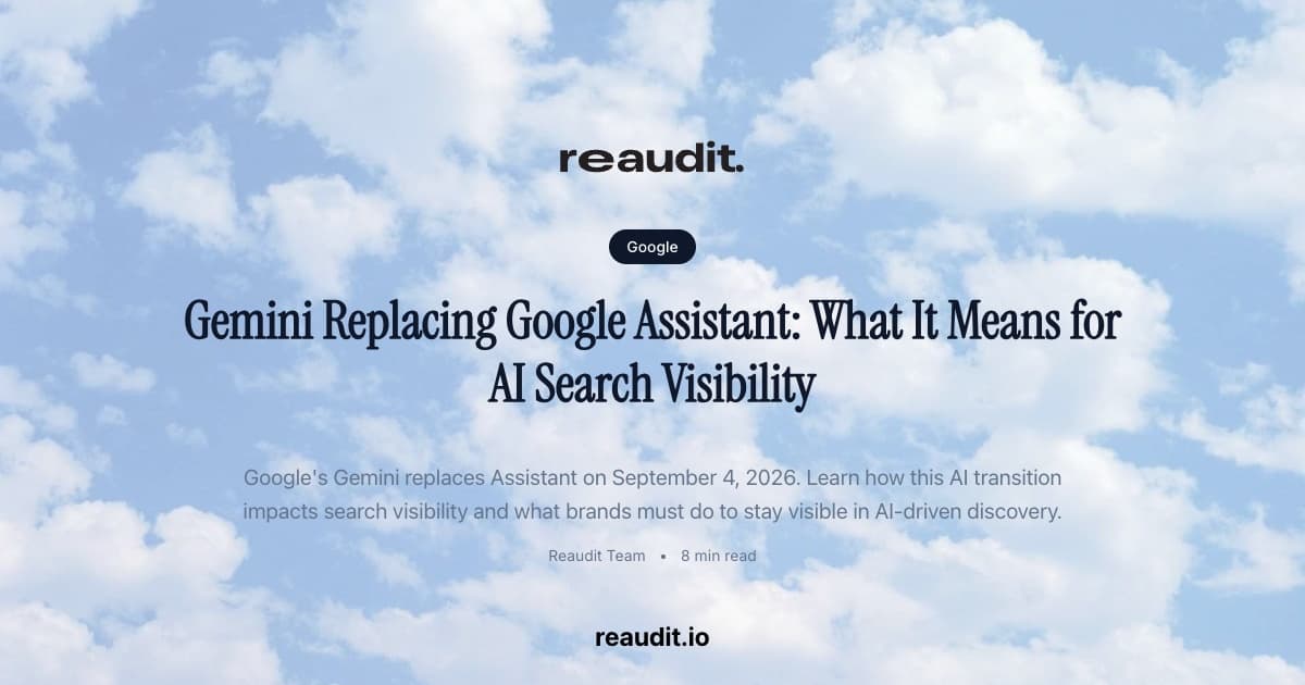 Gemini Replacing Google Assistant: What It Means for AI Search Visibility