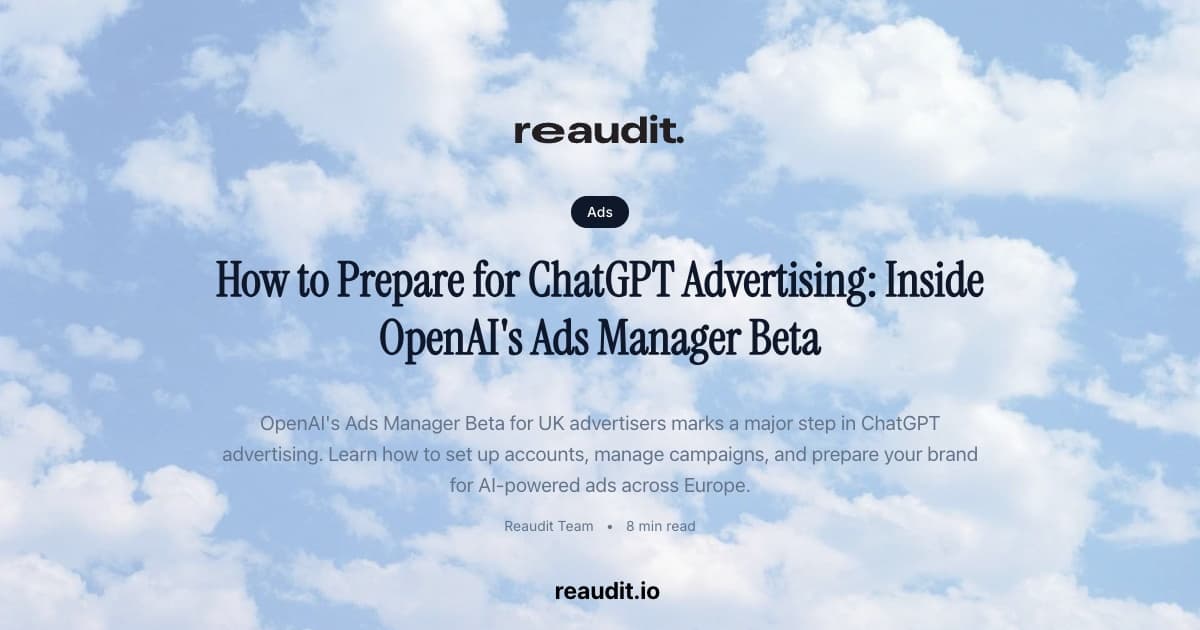 How to Prepare for ChatGPT Advertising: Inside OpenAI's Ads Manager Beta