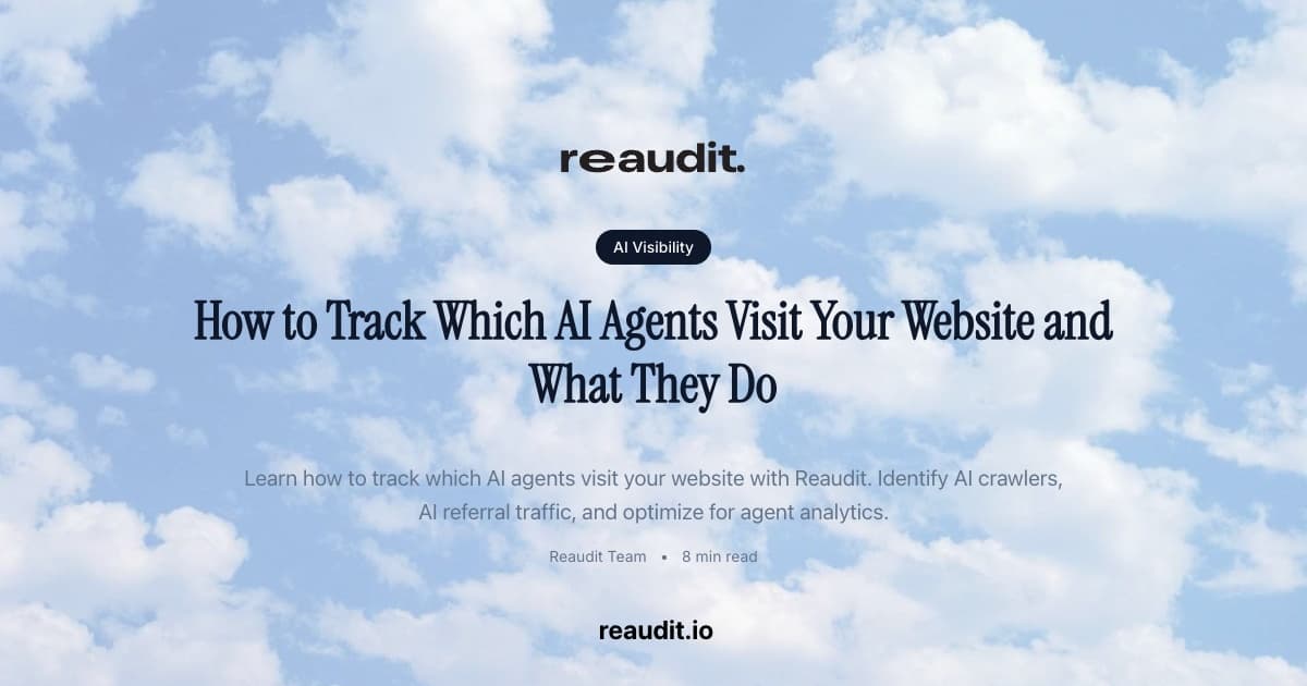 How to Track Which AI Agents Visit Your Website and What They Do
