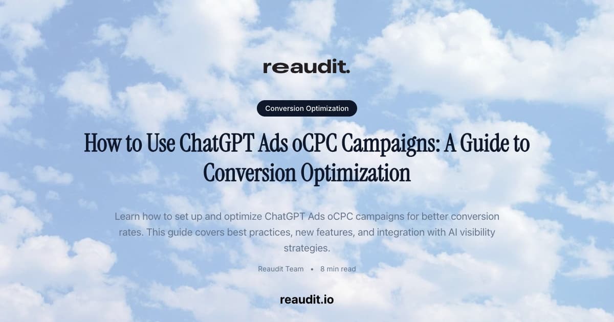 How to Use ChatGPT Ads oCPC Campaigns: A Guide to Conversion Optimization