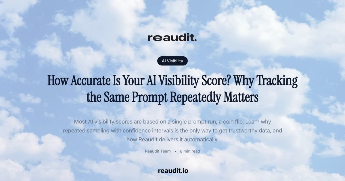 How Accurate Is Your AI Visibility Score? Why Tracking the Same Prompt Repeatedly Matters